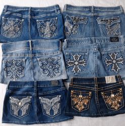 CR5819 Saia Y2K Decorada Reciclada