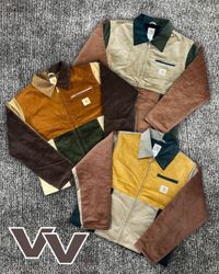 Veste en velours côtelé patchwork Detroit Carhartt..