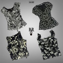 Y2K Black Fantasy Sleeveless Tops (AA-649)