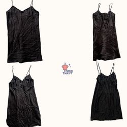 Y2K Black Slip Dress Bundle (DR-031)