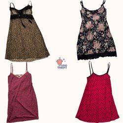 Y2K Slip Dress Bundle - Print Mix(DR-033)