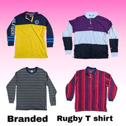 Branded rugby T shirts