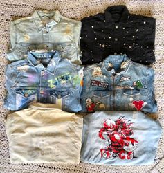 Jaquetas sem marca de denim malucas