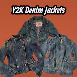 Y2K Denim Jackets - e6 (06/01)