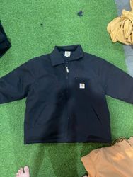 Schwarze Carhartt Rework-Style Detroit-Jacke