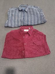 Chemise en velours côtelé sans marque