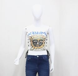 CR1108  Upcycled Sublime Lace Panel  Graphic Corse..