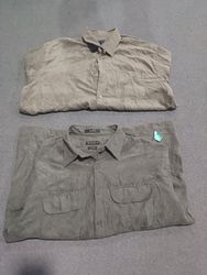 Chemise pour homme en daim sans marque