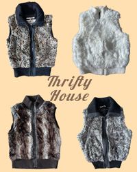 Y2k Boomber Style Fur Wasitcoat(TH/057)