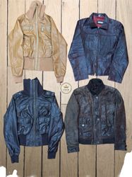 Blousons en cuir Y2K 5 pcs À 292