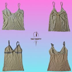 Y2K Coquette Vibe Cami Tops (SU 298)