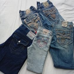 CR5838  Rock Revival & True Religion Mix Jeans