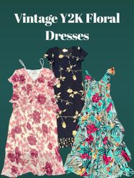 Vestiti floreali vintage Y2K - e2 (07/01)