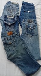 Jean Mix de Marque Vintage pour Femmes CR5845