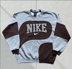 リワークスタイル パッチワーク スウェットシャツ Nike