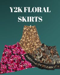Jupes florales Y2k - e5 (07/01)