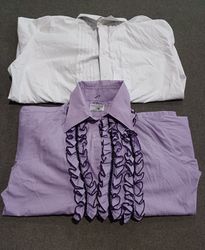 Chemise à boutons de smoking