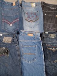 HD1285 Men Baggy Oversized Baggy Hiphop Jeans