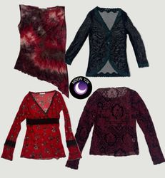 Y2k Euro Grunge gothic tops mix (M-950)