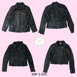 Veste en cuir moto Y2K des années 2000 – Ambiance ..