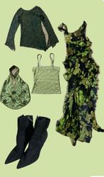 y2k GreenBlack Theme Set