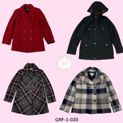 Retro Y2K Wool Coat – Vintage Chic Outerwear for T..