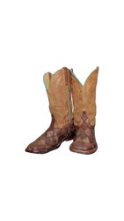 MV367# Botas de Cowboy Vintage de Boa Qualidade