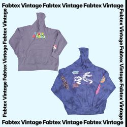 (FV-841) カートゥーンプリント スウェットシャツ フーディ