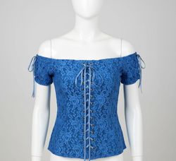 1981 - Y2K Style Printed Blouse