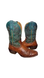 MV380# Botas de Cowboy Vintage de Boa Qualidade