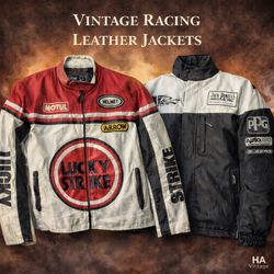 Heavy-duty Racing Style Leather Jackets