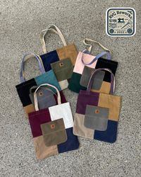 Sac fourre-tout patchwork Carhartt revalorisé