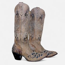 SA#387 Sandra, Tony lama e botas de vaqueiro vinta..