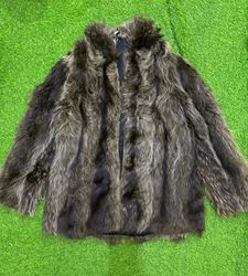 veste en fourrure véritable