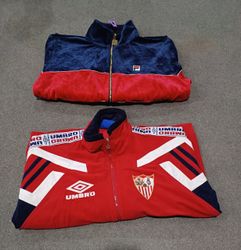 ミックス ブランデッド スエード トラックジャケット