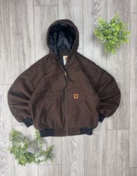 Carhartt rework style Brown hooded jackets