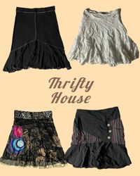 Formal Y2k Mix Skirt(TH/59)