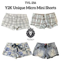 Y2K Unique Micro Mini Shorts (TVL-256)