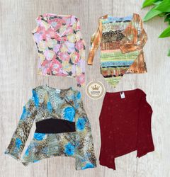 Y2K long sleeves mesh Tops 10 pcs At 301