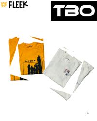 T-shirts vintage à couture simple