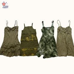 Forest Muse Y2K Mini Dress(DR-050)