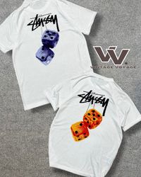 Stussy reworked style printed t-shirts #8126