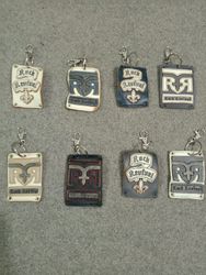 HD1288 Upcycled Rock Revival Key Chains