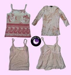 Y2k Summer Blush Pink tops mix (M-969)