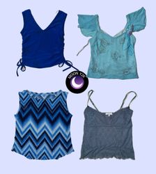 Y2k Oceonic Blue Tops Mix (M-967)