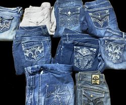 Y2K Capri Embellished Pockets