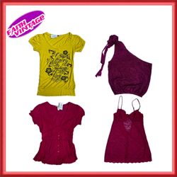 Rose-Gold Retro Mix Tops (FV-326)