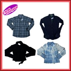 Soft-Cotton Twill Vintage Pocket Tops Bundle(FV-32..