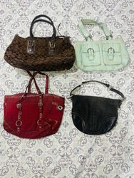 Y2k coach/shoulder bags