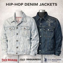 HIP HOP Denim Jackets Inc True Religion